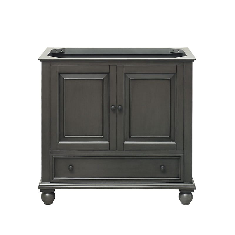 Thompson 36 Inch Single Vanity Charcoal Glaze Cabinet Only