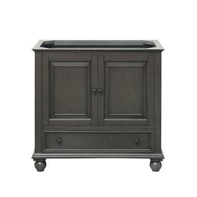 Thompson 36 Inch Single Vanity Charcoal Glaze Cabinet Only