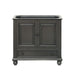 Thompson 36 Inch Single Vanity Charcoal Glaze Cabinet Only