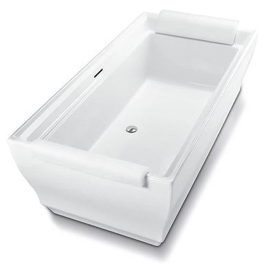 toto aimes freestanding bathtub corner view