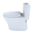 toto aquia iv one piece toilet 1.28 gpf 0.9 gpf side view facing left