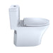 toto aquia iv one piece toilet 1.28 gpf 0.9 gpf side view facing right