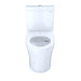 toto aquia iv two piece toilet 1.28 gpf 0.9 gpf no seat front view