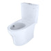 toto aquia iv two piece toilet 1.28 gpf 0.9 gpf no seat quarter view