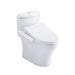 TOTO Aquia IV Washlet+ C2 One-Piece Corner View With Cover