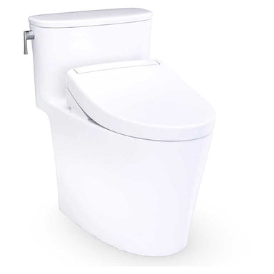 TOTO Aurora Washlet S7 One Piece 1.28gpf Corner View Facing Right