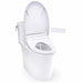 TOTO Aurora Washlet S7A One Piece 1.28gpf Corner View Open Lid