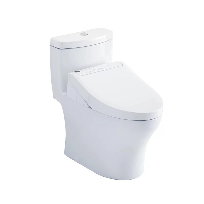 TOTO Aquia IV Washlet+ C5 Universal Height One-Piece Toilet Corner Wiew