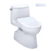 TOTO Carlyle II 1G Washlet + S7 One-Piece 1.0 GPF corner view