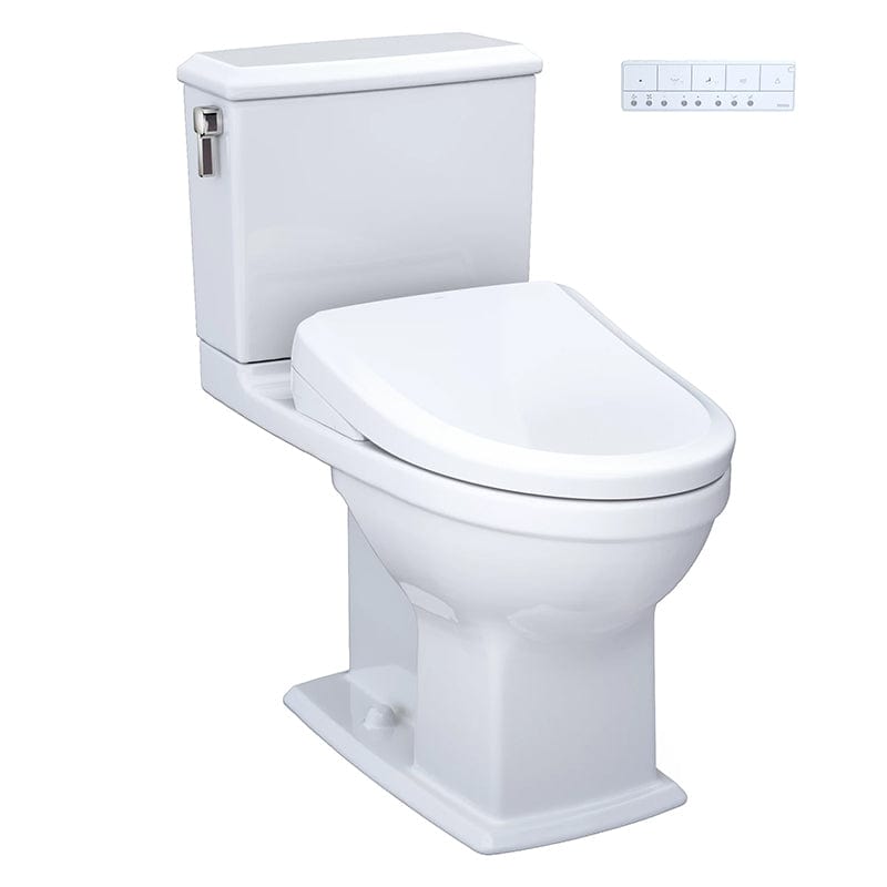 TOTO Connelly Washlet + S7A Two-Piece 1.28 & .09 GPF Corner View