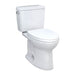 toto drake two piece 1.6 gpf elongated bowl seat included corner view