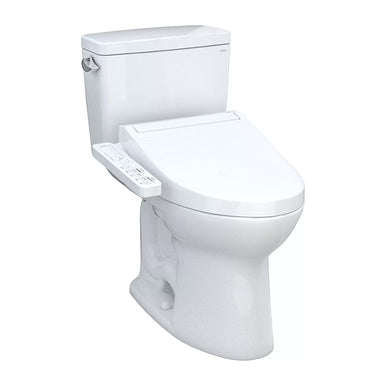 toto drake washlet c2 two piece bidet toilet combo corner view
