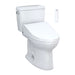 toto drake washlet c5 two piece toilet 1 28 gpf corner view