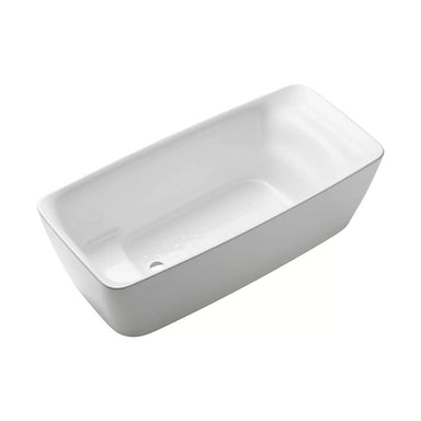 toto flotation freestanding square tub top corner view