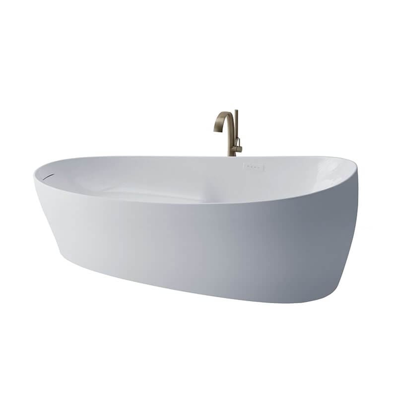 toto flotation tub with zero dimension front view