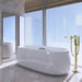 TOTO GE Freestanding Tub Filler Bathroom Set Up