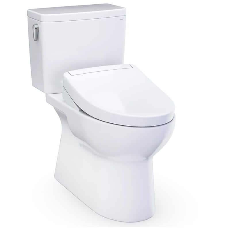 TOTO Glaston 1G Washlet S7A Two Piece Toilet 1.0 Gpf Corner View Facing Right