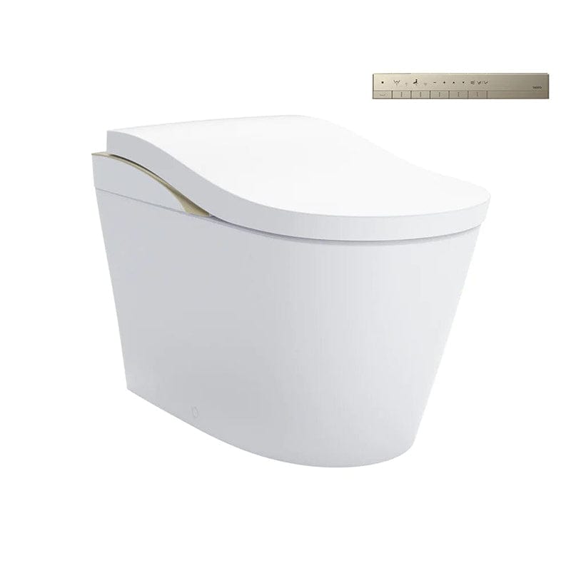 TOTO Integrated Bidet Toilet Nickel TOTO Neorest LS Bidet Toilet