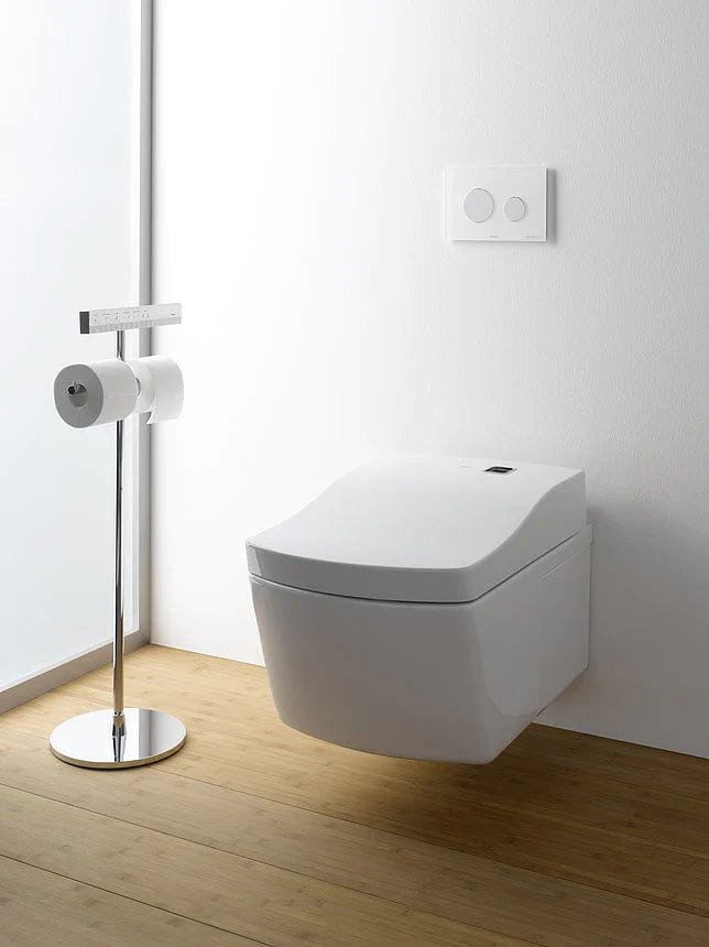 TOTO Integrated Bidet Toilet TOTO Neorest EW Wall-Hung Dual-Flush 1.28GPF & 0.9 GPF
