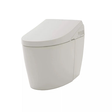 toto neorest ah dual flush integrated bidet toilet sedona beige corner view