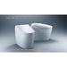 toto neorest rh dual flush 1.0 gpf 0.8 gpf integrated bidet toilet quarter and side view lifestyle