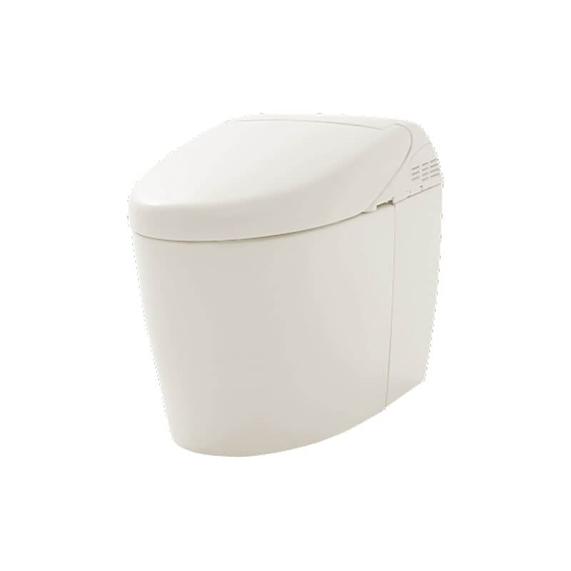 toto neorest rh dual flush smart toilet sedona beige corner view