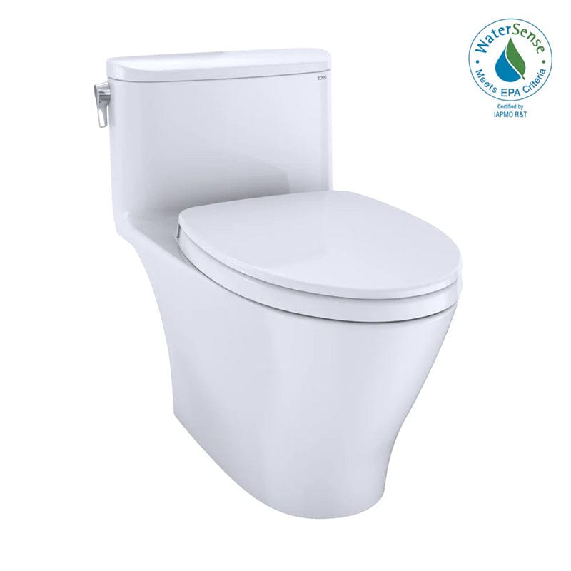 toto nexus one piece toilet washlet ready 1 28 gpf no seat corner view