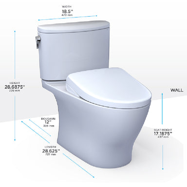toto nexus washlet s7 1gpf dimensions