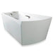 toto soiree freestanding bathtub corner view