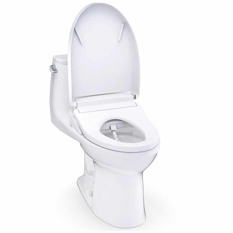TOTO Ultramax Washlet S7a 1.6 Gpf Corner View Open Lid