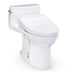 TOTO Ultramax Washlet S7A+ Low Profile One Piece 1.28 Gpf Corner View Facing Right