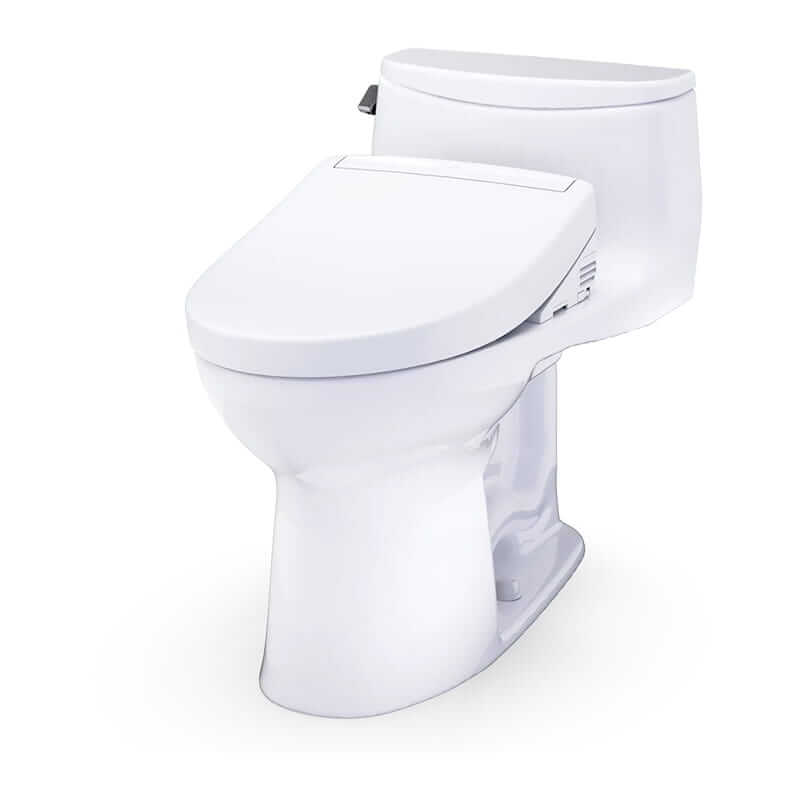 TOTO Ultramax Washlet+ S7A Low Profile One Piece Corner View Facing Left