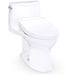 TOTO Ultramax Washlet S7A One Piece 1.28 Gpf Corner View Facing Right