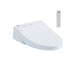 toto washlet c5 bidet toilet seat elongated corner view with remote