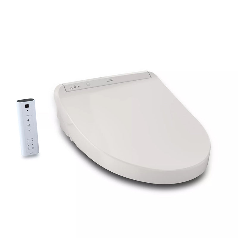 toto washlet k300 bidet toilet seat elongated sedona beige corner view with remote