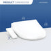TOTO® WASHLET® KS2 Bidet Toilet Seat Round