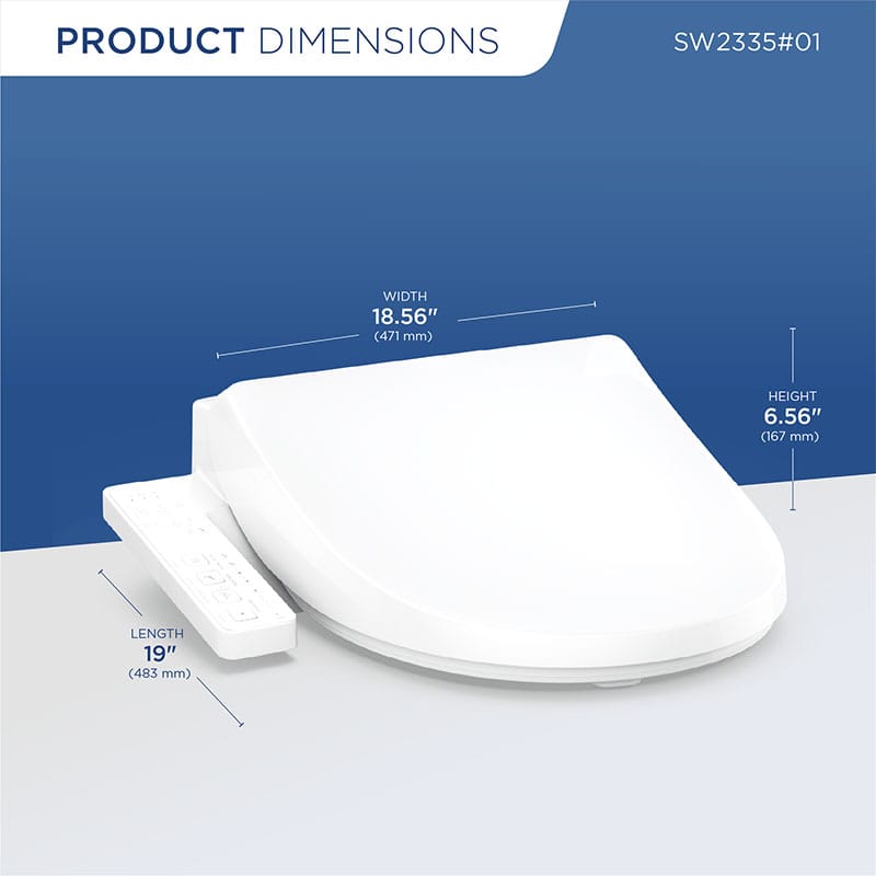 TOTO® WASHLET® KS2 Bidet Toilet Seat Round
