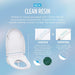 TOTO® WASHLET® KS5 Bidet Toilet Seat Clean Resin