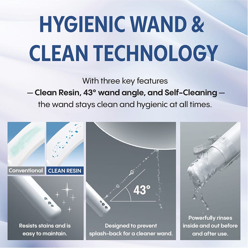 TOTO® WASHLET® KS5 Bidet Toilet Seat Clean Technology
