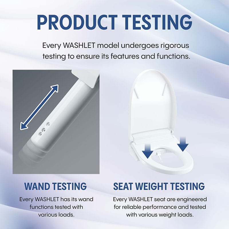 TOTO® WASHLET® KS5 Bidet Toilet Seat Product Testing