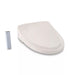 toto washlet s500e bidet toilet seat sedona beige classic corner view with remote