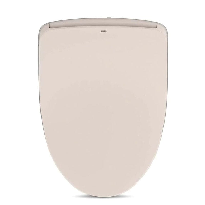 toto washlet s500e bidet toilet seat sedona beige contemporary top view