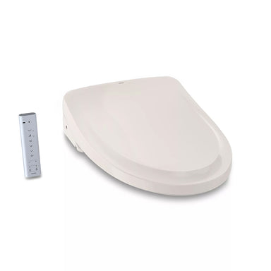 toto washlet s550e bidet toilet seat sedona beige classic corner view with remote