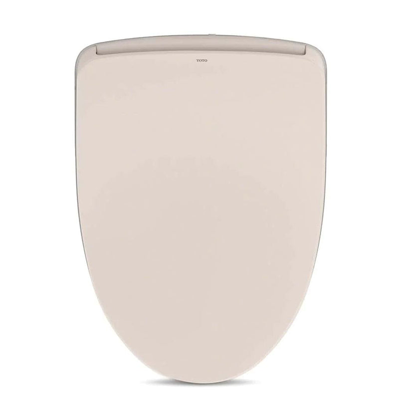 toto washlet s550e bidet toilet seat sedona beige contemporary top view
