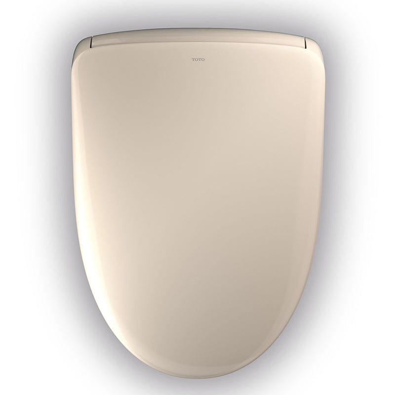 toto washlet s7a bidet toilet seat contemporary sedona beige top view