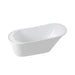 Trone Bella B6630 66 x 30 Freestanding Soaker Tub Rear View