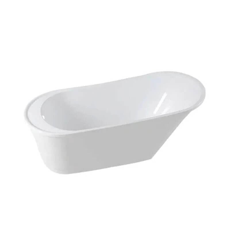 Trone Bella B6630 66 x 30 Freestanding Soaker Tub Rear View
