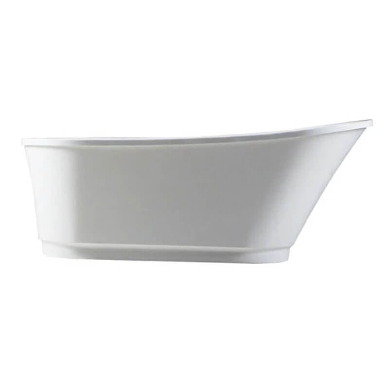 Trone Bella B6630 66 x 30 Inch Freestanding Soaker Tub Side View