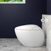 Trone Neoluxe STY1 Smart Bidet Toilet in White Side View Close Lid