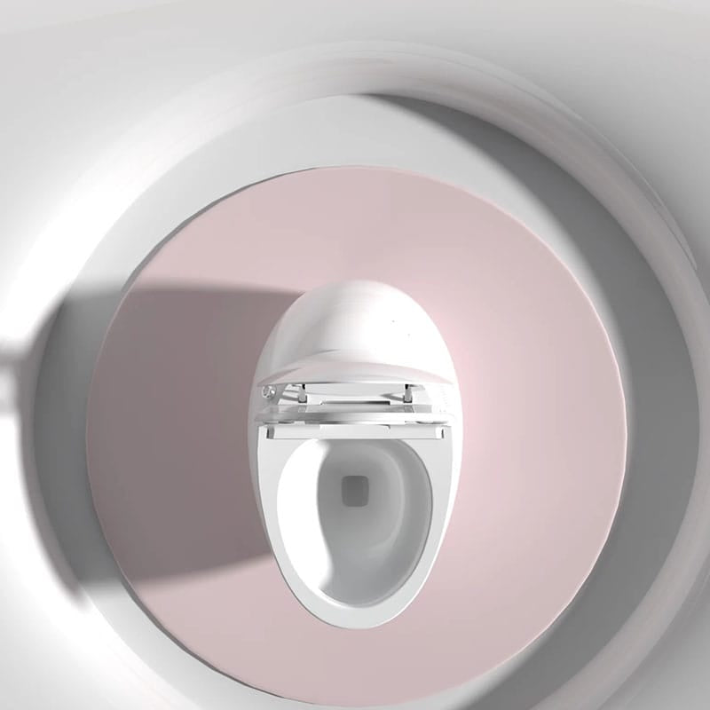 Trone Neoluxe STY1 Smart Bidet Toilet in White Top View